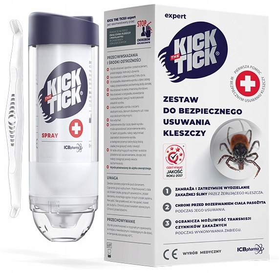 SADA PRE BEZPEČNÉ ODSTRAŇOVANIE MRAZNIČKY NA ODSTRAŇOVANIE KLIŠŤOV